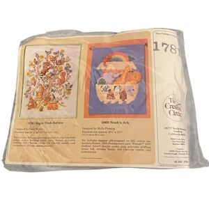 The Creative Circle " 1781 Sugar Bush Babies" Needlecraft Kit Vintage in Package